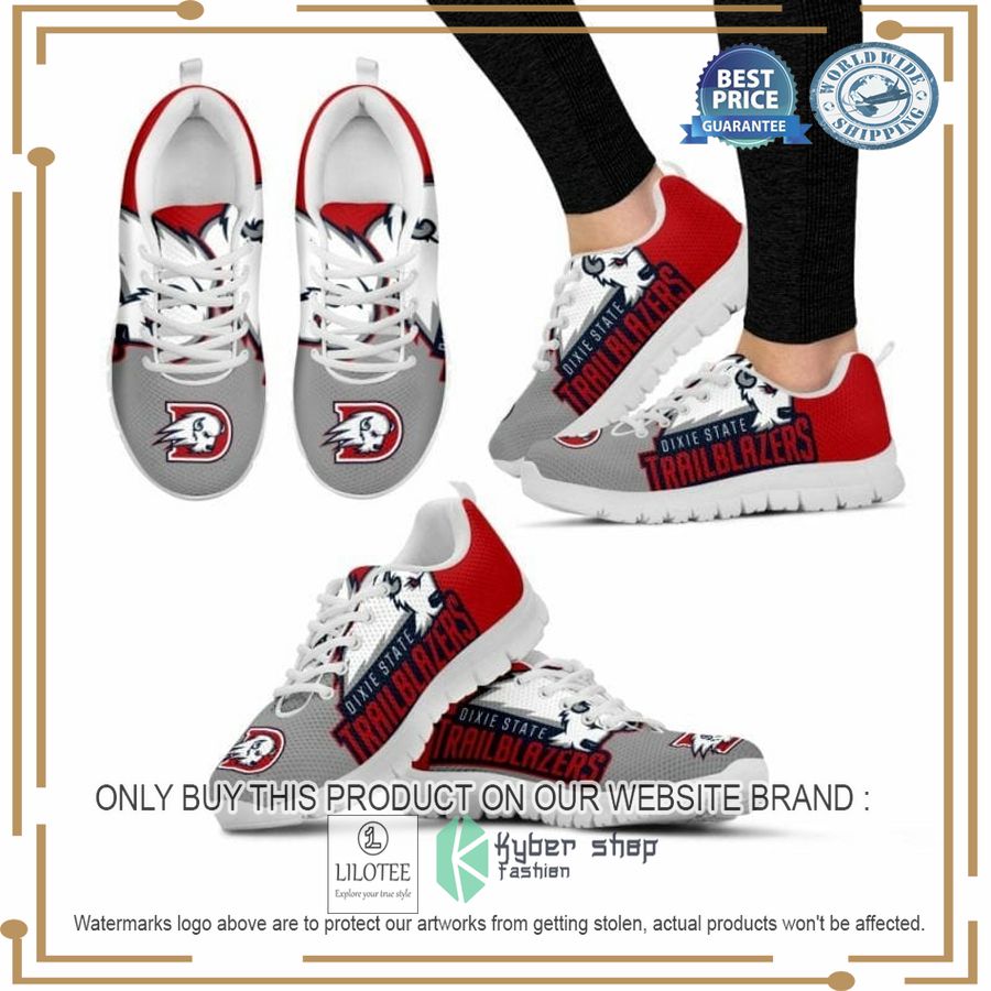 NCAA Dixie State Trailblazers Sneaker Shoes - LIMITED EDITION 4