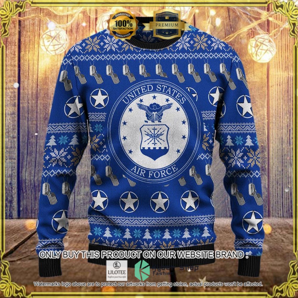 united states are force veteran christmas sweater 1 49903