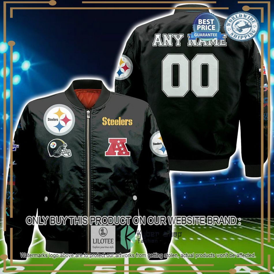 Personalized Pittsburgh Steelers NFL Bomber Jacket - LIMITED EDITION 4