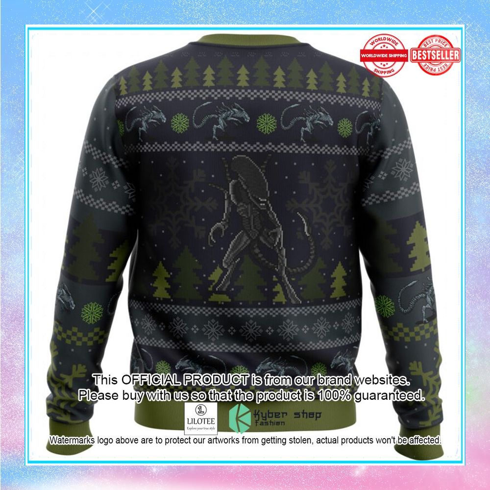 a christmas bug hunt xenomorph sweater christmas 2 920