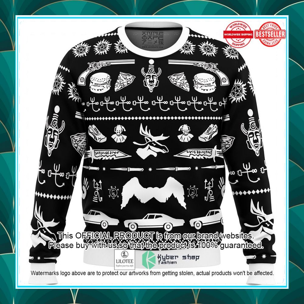 a very supernatural christmas supernatural christmas sweater 1 539