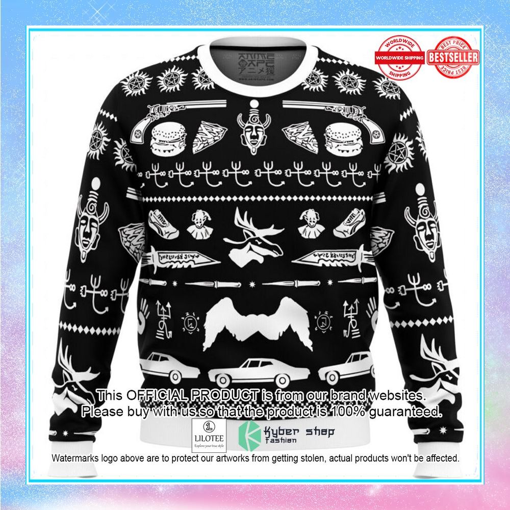 a very supernatural christmas supernatural sweater christmas 1 432