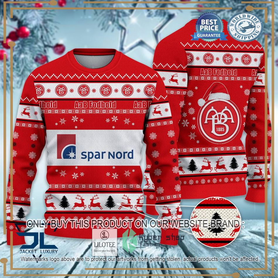 AaB Fodbold Super League & Danish 1st Division Ugly Sweater 6