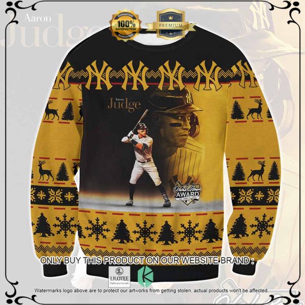 aaron judge baseball woolen knitted sweater 1 712