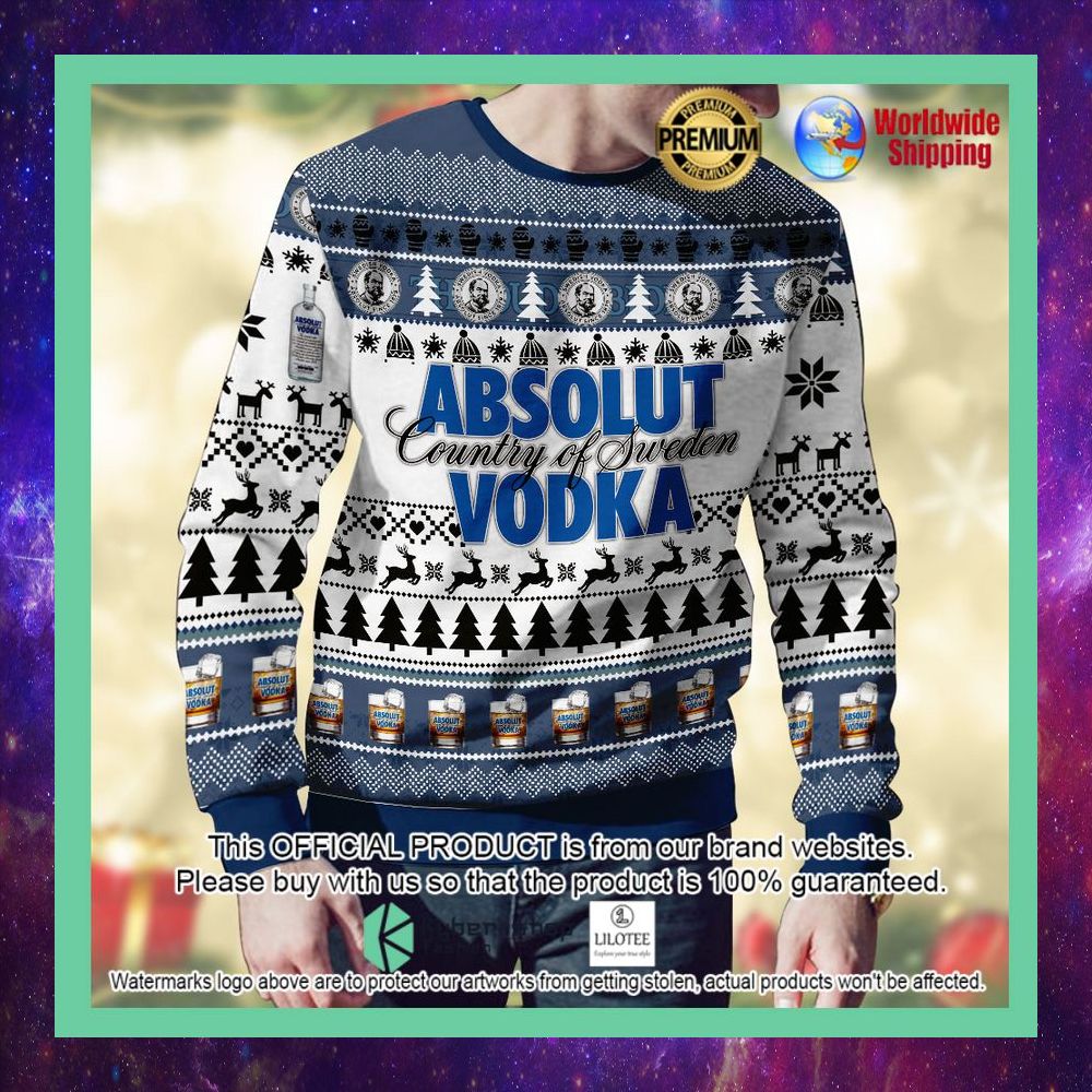 absolut vodka country of sweden christmas sweater 1 574