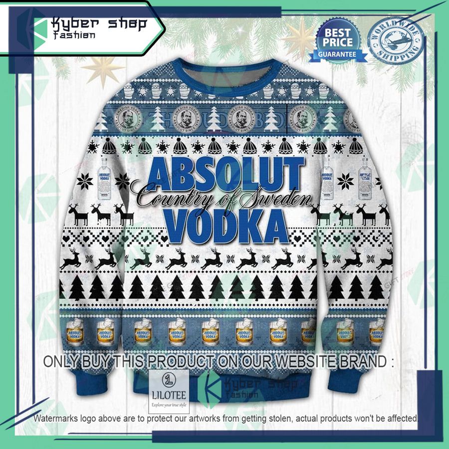 absolut vodka ugly christmas sweater 1 25398