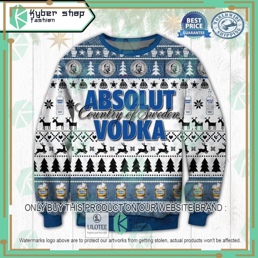 absolut vodka ugly christmas sweater 1 42379