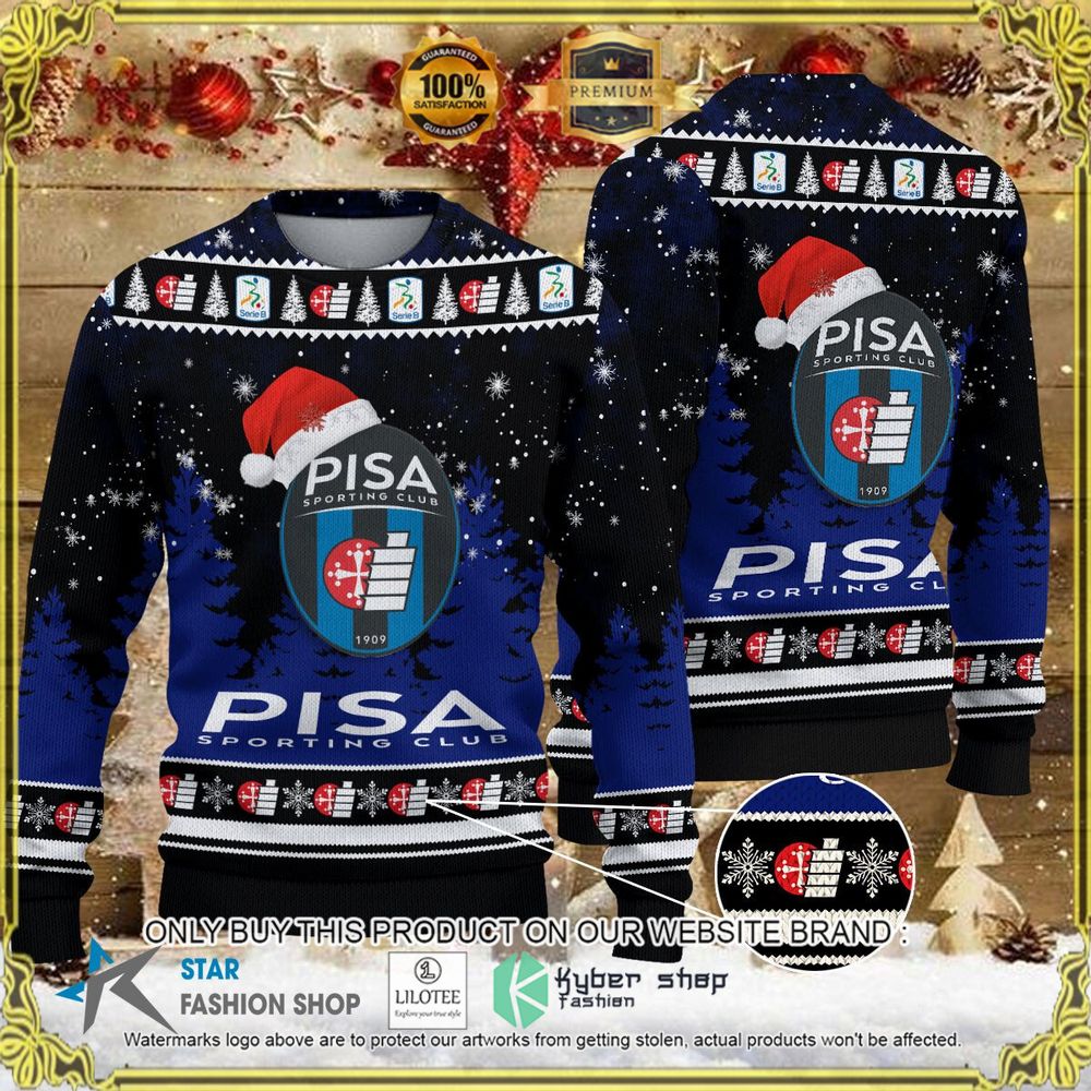 AC Pisa 1909 Sporting Club 1909 Christmas Sweater - LIMITED EDITION 6