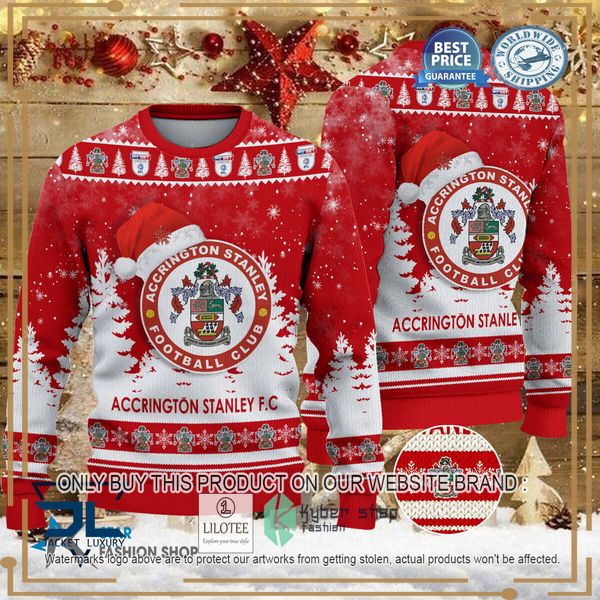 accrington stanley red christmas sweater 1 10356