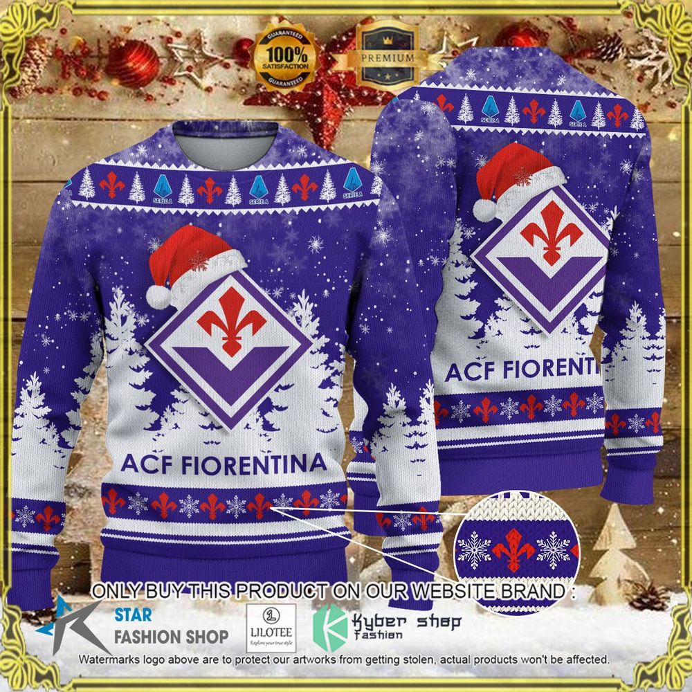 ACF Fiorentina Christmas Sweater - LIMITED EDITION 7