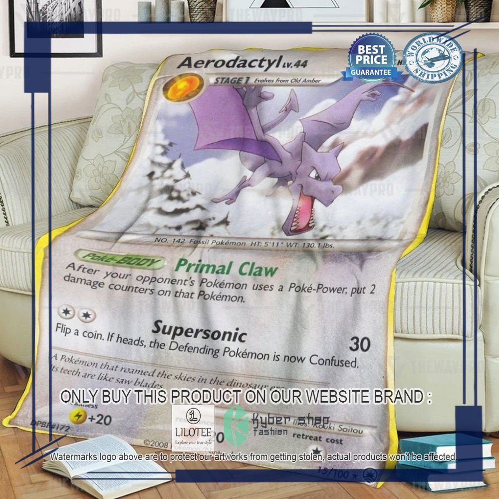 Aerodactyl Pokemon Blanket - LIMITED EDITION 6