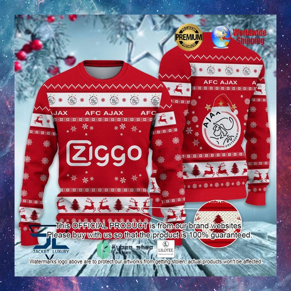 afc ajax santa hat ziggo sweater 1 421