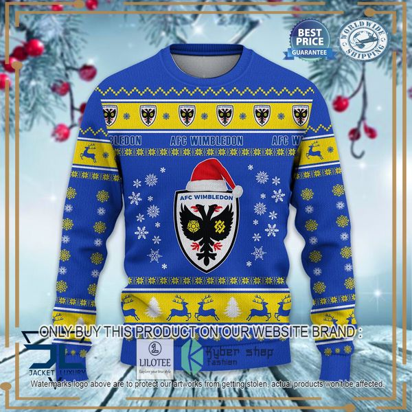 afc wimbledon christmas sweater 2 75401