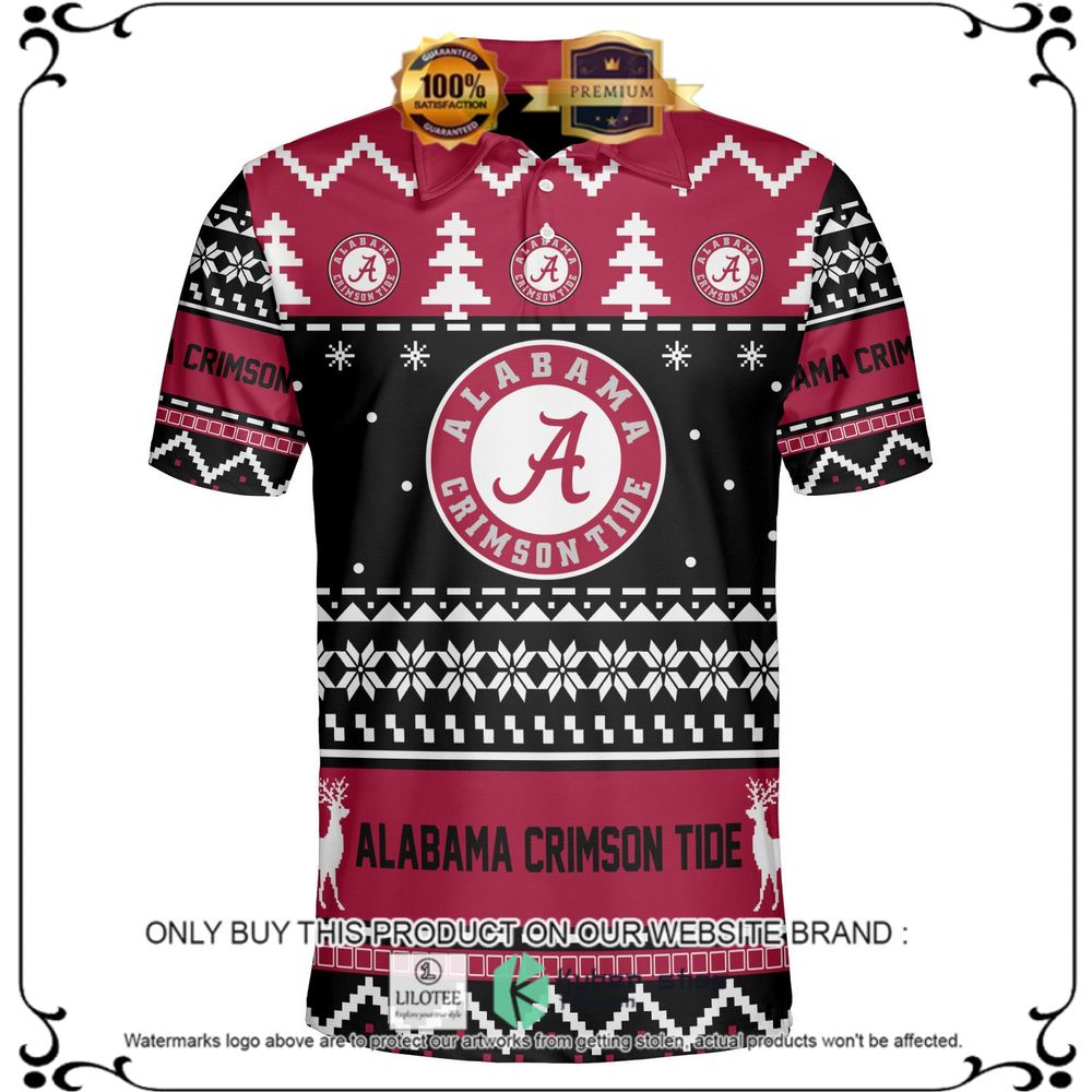 alabama crimson tide personalized sweater polo 1 15761