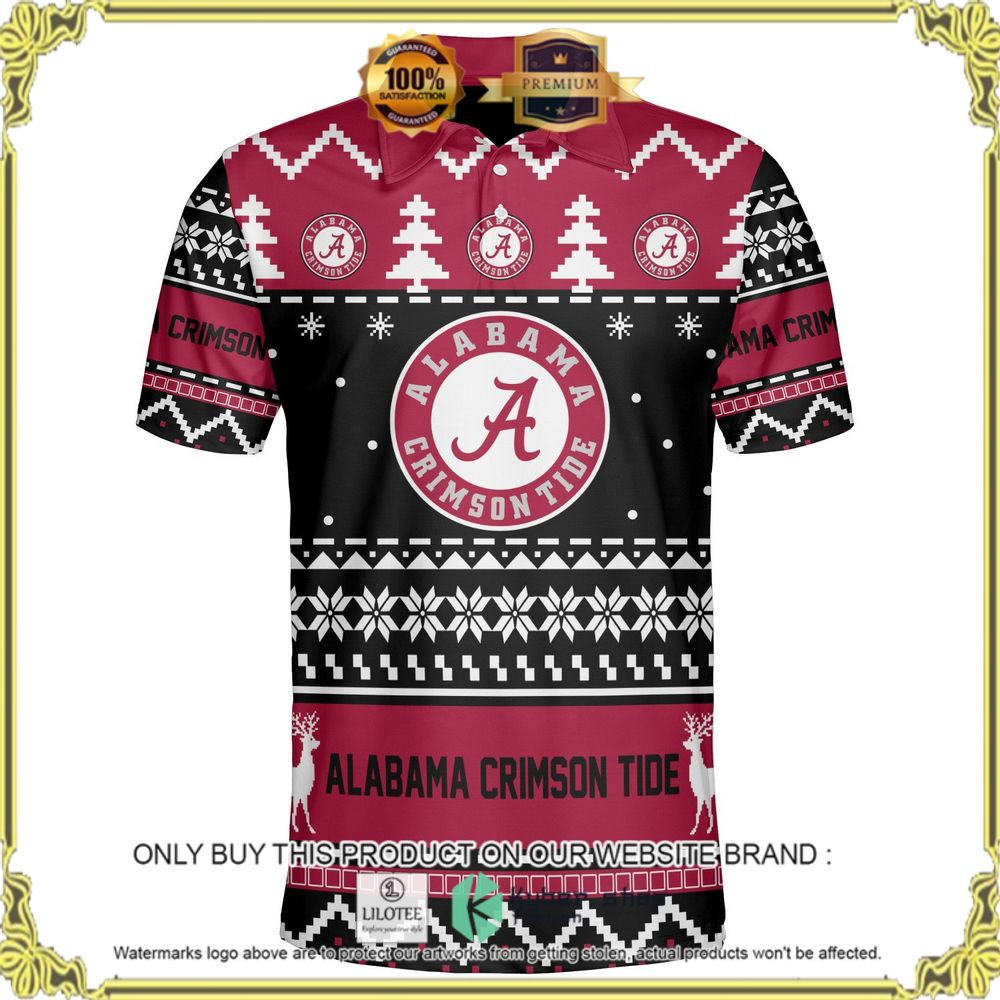 alabama crimson tide personalized sweater polo 1 57296