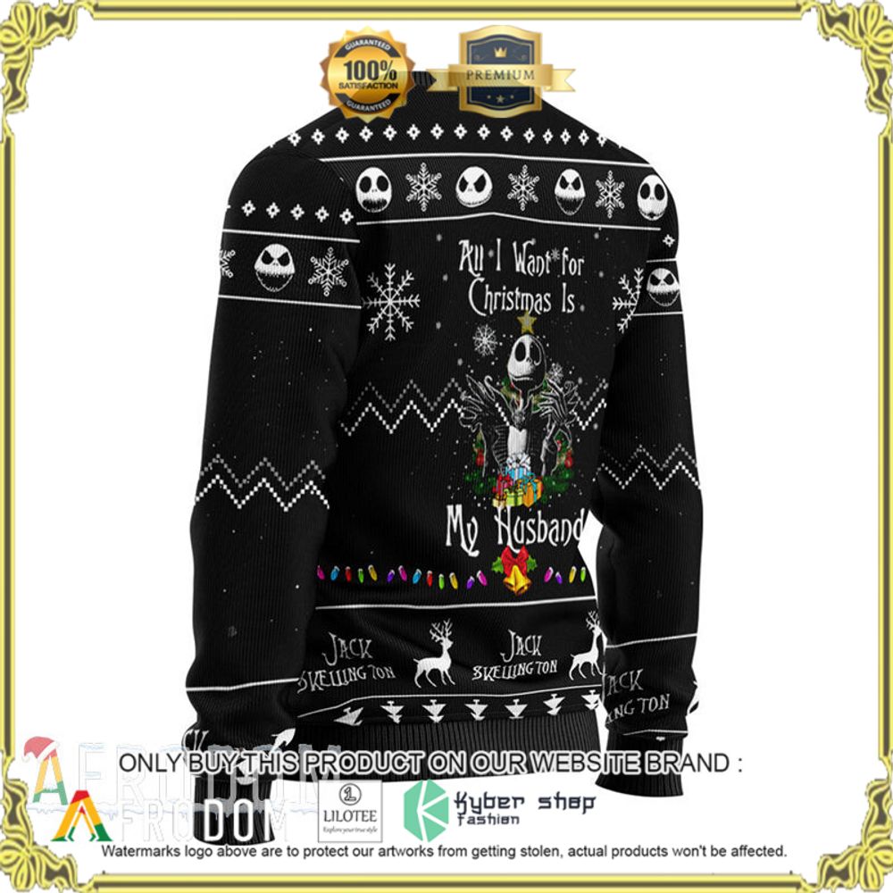 all i want for christmas is my husband jack skellington christmas sweater 1 71490