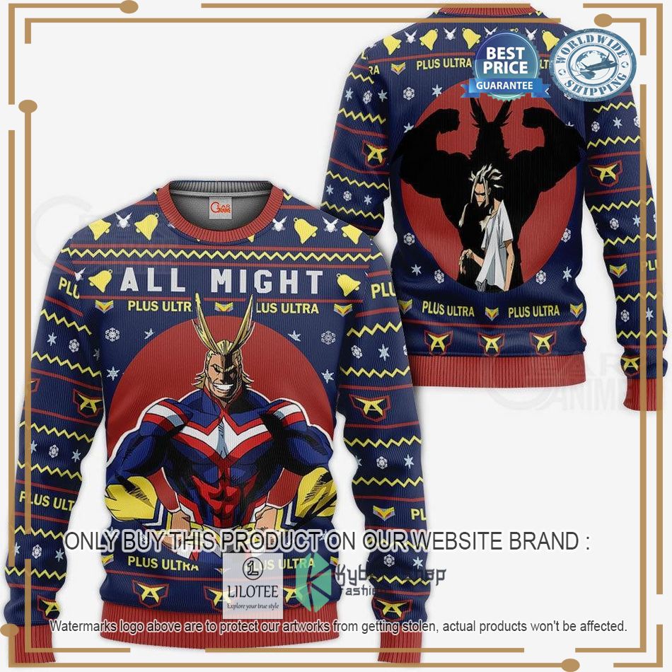 All Might My Hero Academia Anime Sweater, Hoodie - LIMITED EDITION 11