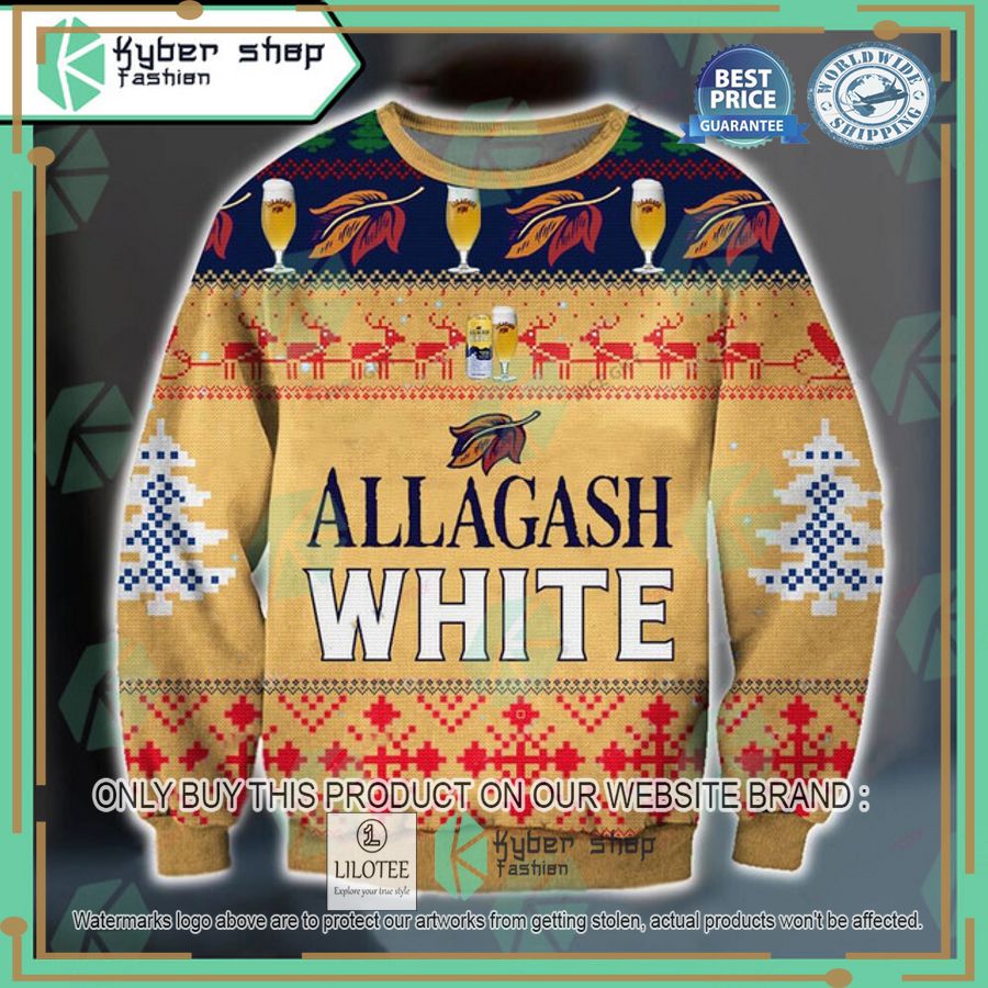 allagash white ugly christmas sweater 1 39998