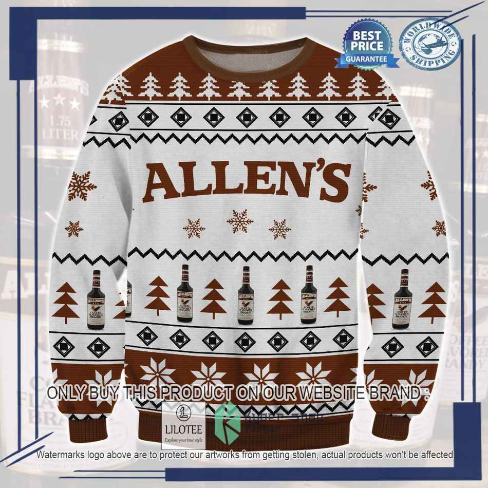 allens coffee ugly christmas sweater 1 85480