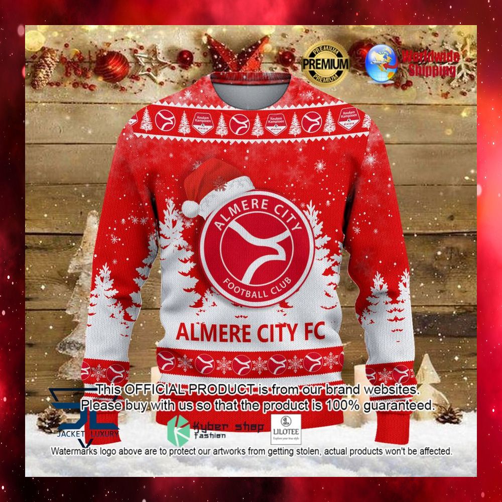 almere city football club santa hat sweater 1 226