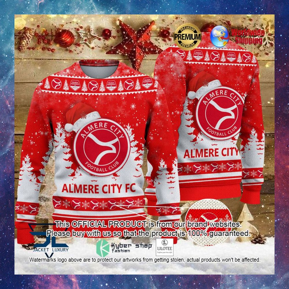 almere city football club santa hat sweater 1 575