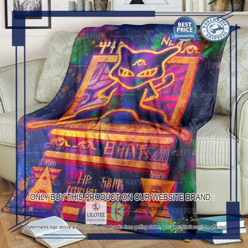Ancient Mew Pokemon Blanket - LIMITED EDITION 8