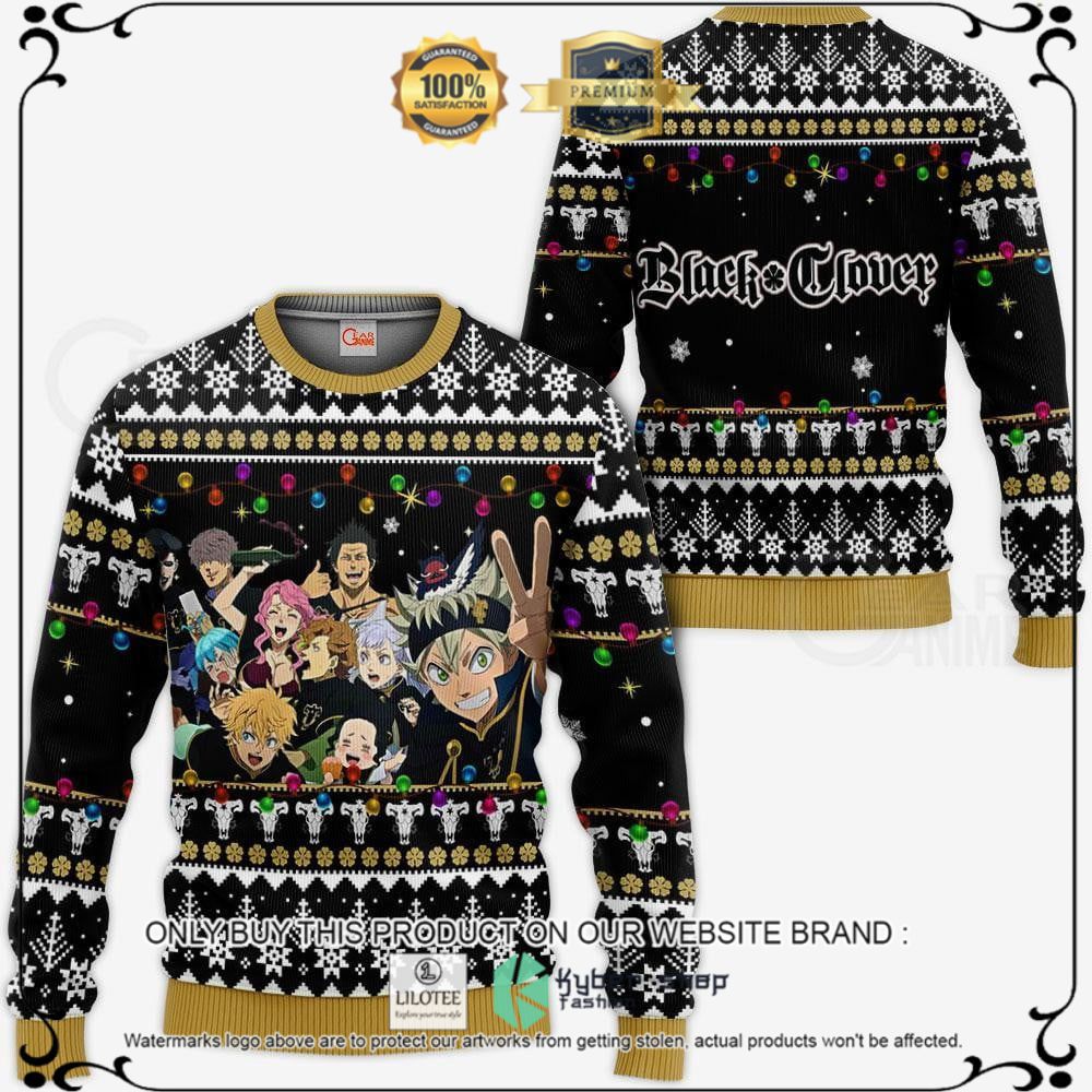 Anime Black Bull Black Clover Ugly Christmas Sweater, Hoodie - LIMITED EDITION 11