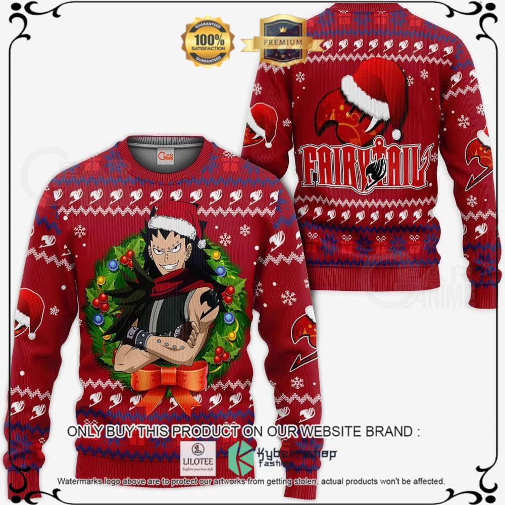 Anime Fairy Tail Gajeel Ugly Christmas Sweater, Hoodie - LIMITED EDITION 14