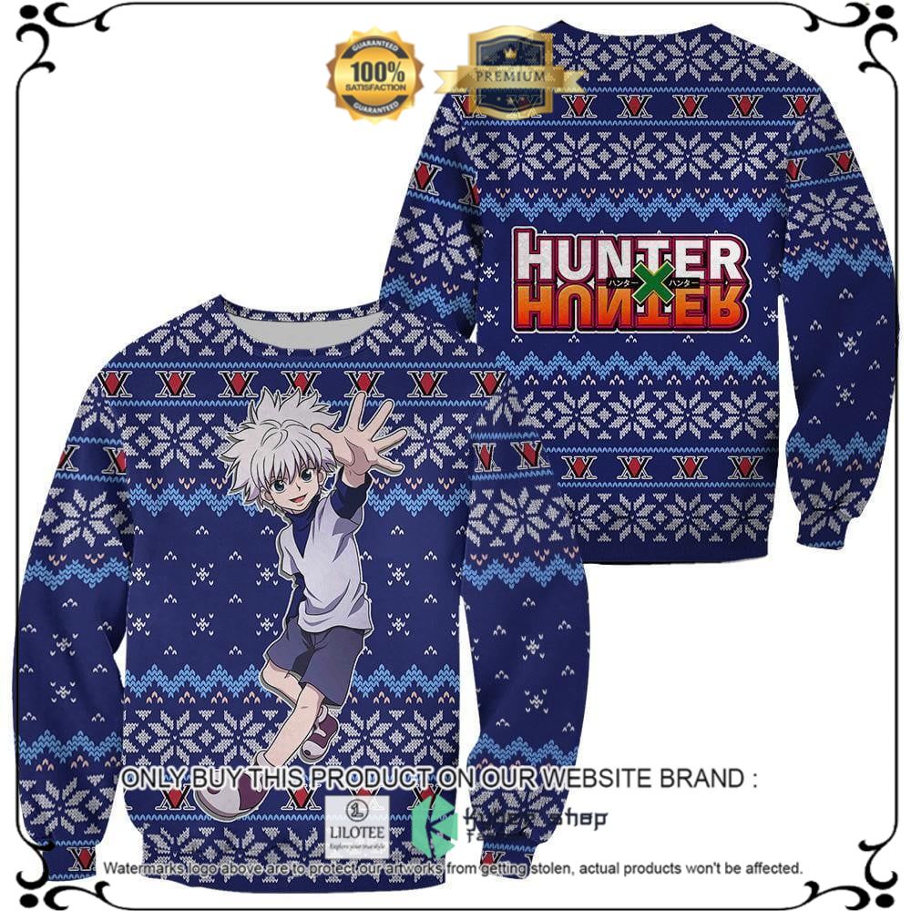 Anime Killua Hunter X Hunter Ugly Christmas Sweater, Hoodie - LIMITED EDITION 10
