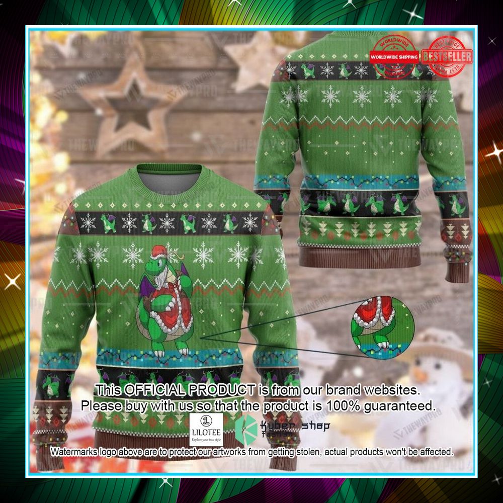 anime pokemon dragonite christmas sweater 1 726
