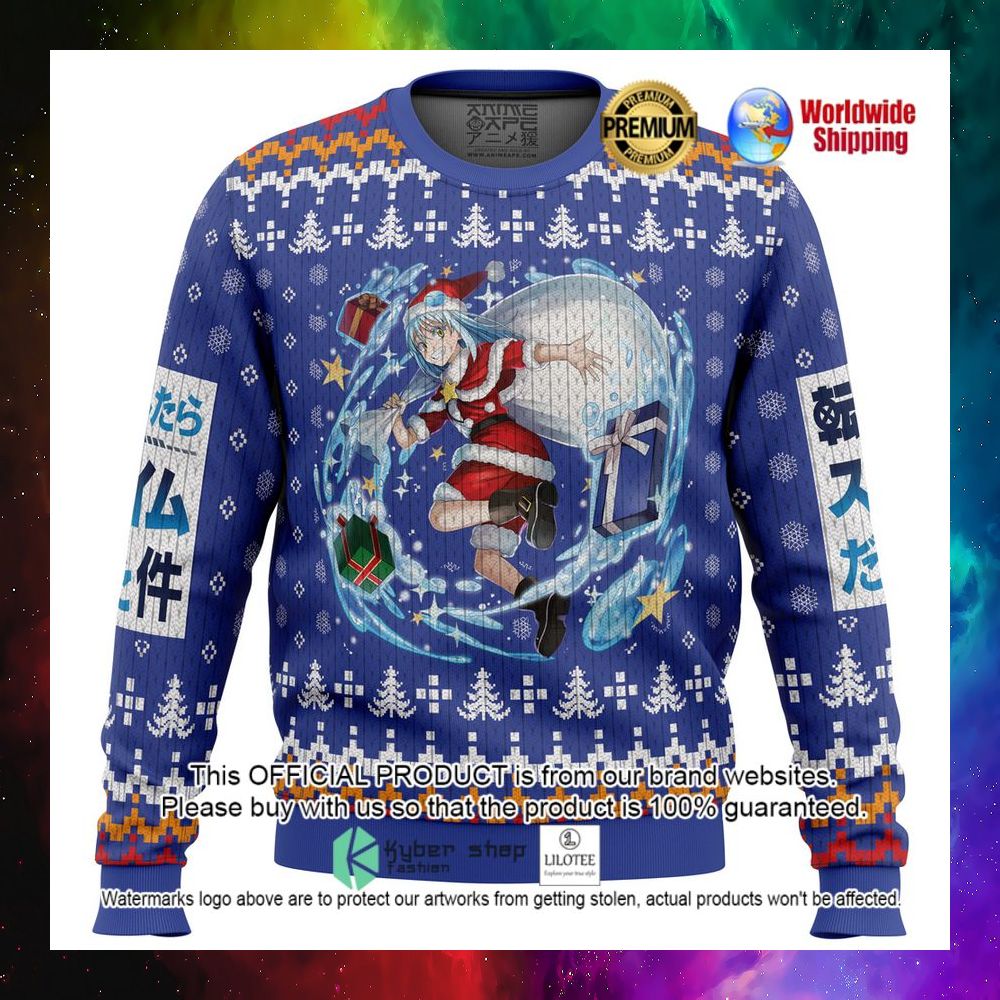 anime rimuru tempest that time i got reincarnated as a slime christmas sweater 1 55