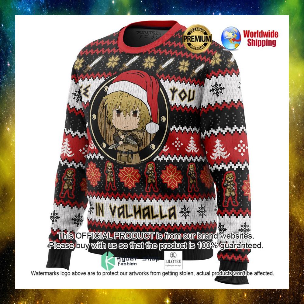 anime see you in valhalla vinland saga christmas sweater 1 976