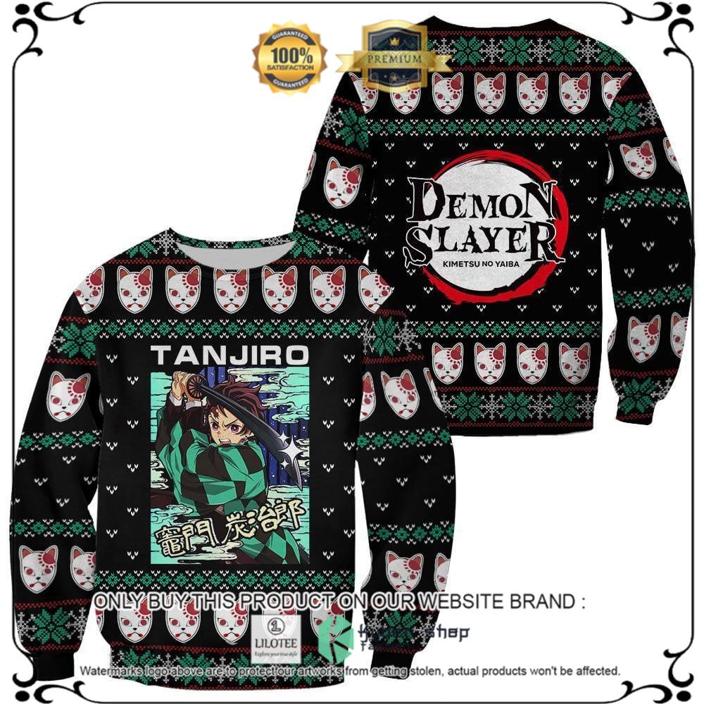 Anime Tanjiro Kamado Demon Slayer Ugly Christmas Sweater, Hoodie - LIMITED EDITION 10