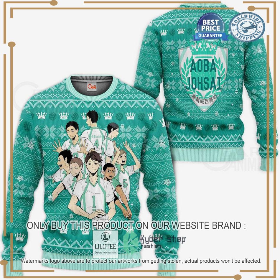 Aoba Johsai Ugly Christmas Sweater 3