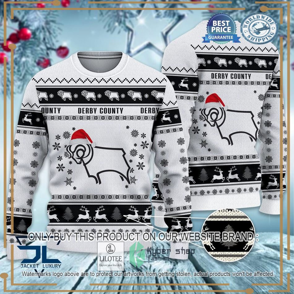 Derby County EFL Ugly Christmas Sweater - LIMITED EDITION 6