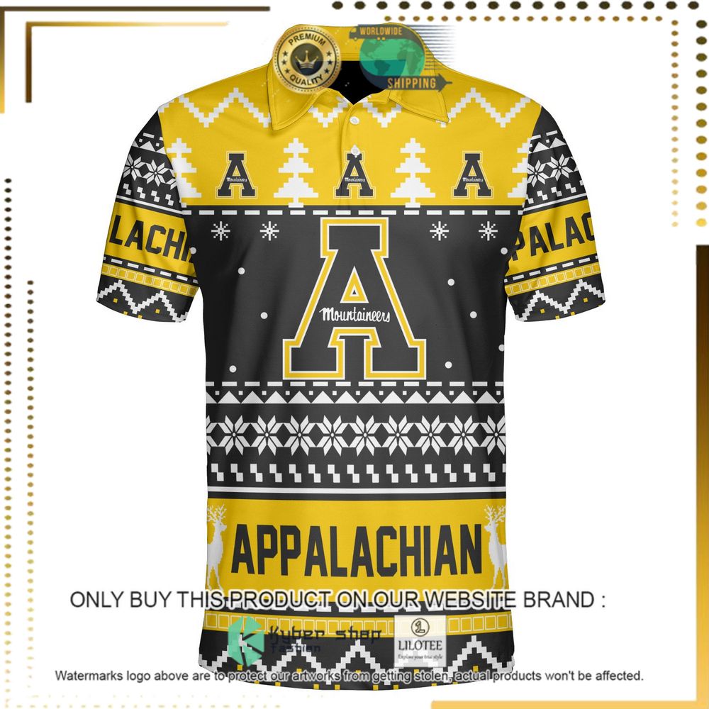 appalachian state mountaineers personalized sweater polo 1 44486