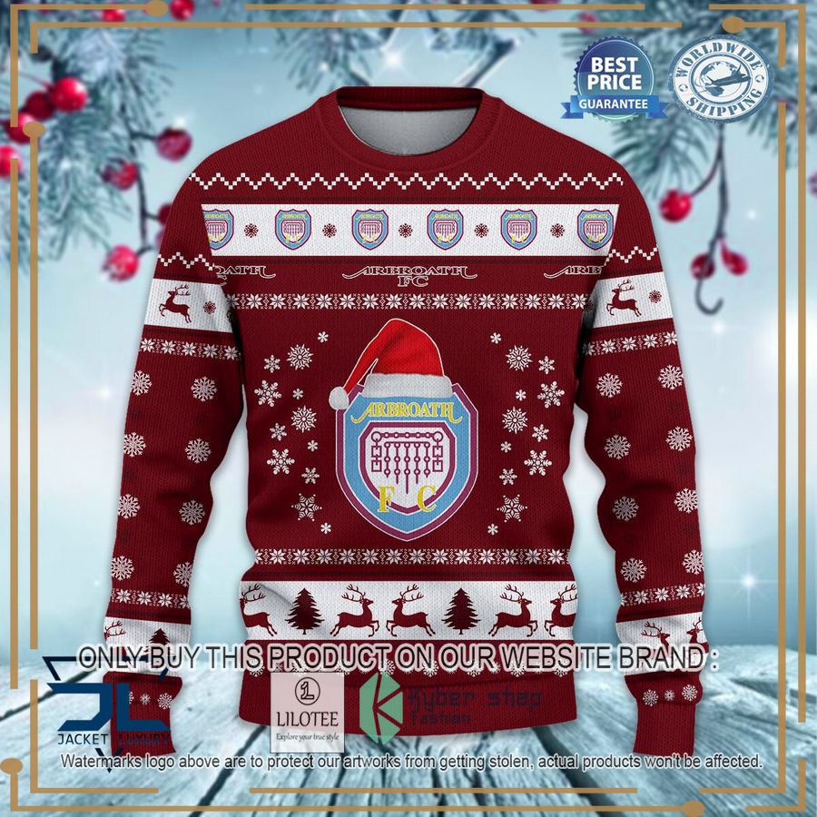arbroath f c christmas sweater 2 16052