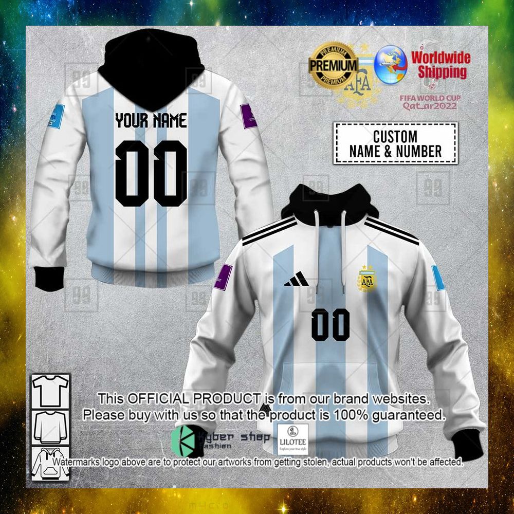 argentina football fifa world cup 2022 personalized 3d hoodie shirt 1 275