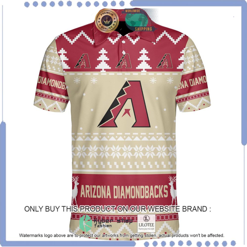 arizona diamondbacks personalized sweater polo 1 55645