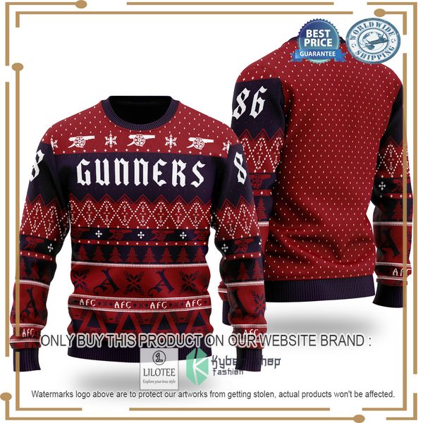 arsenal gunners afc christmas sweater 1 13225
