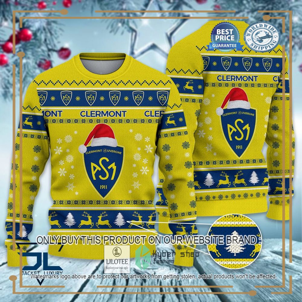 ASM Clermont Auvergne Ugly Christmas Sweater 7