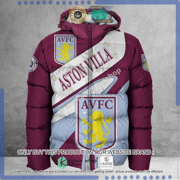 aston villa f c 3d down jacket 1 90368