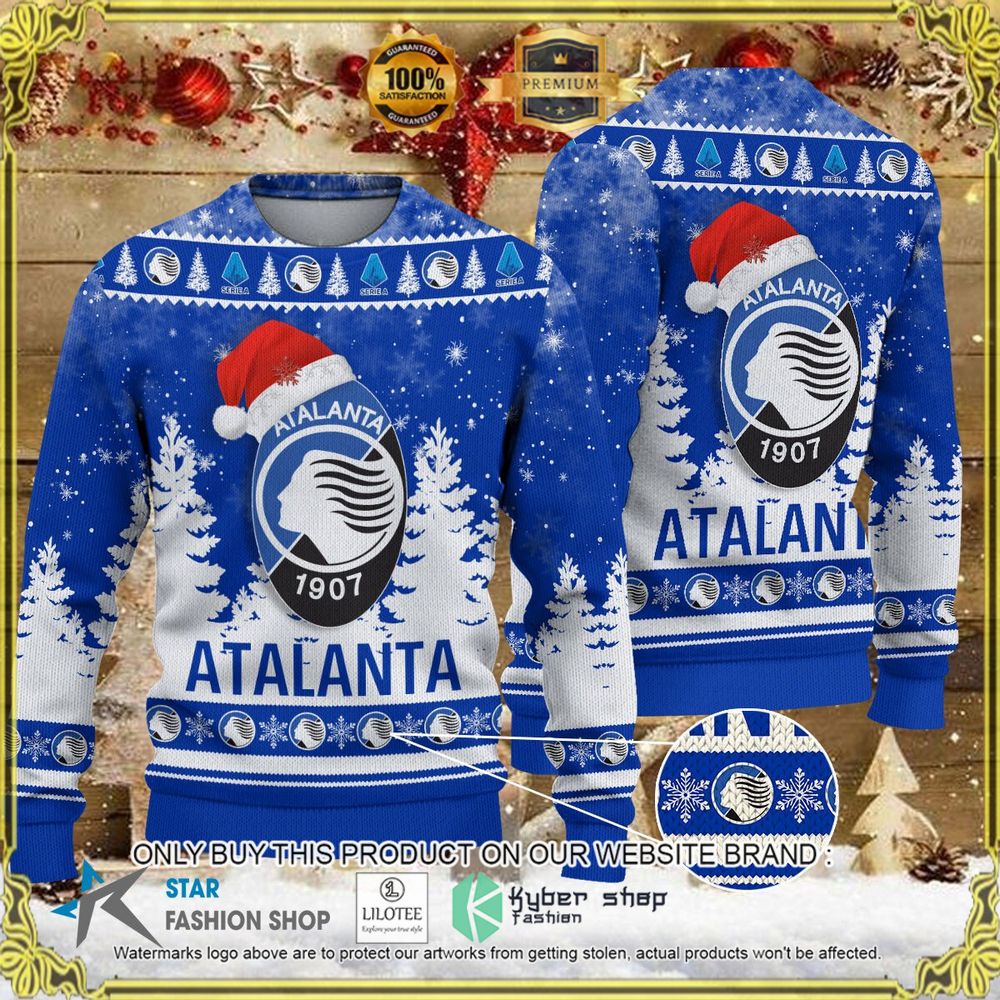 Atalanta Bergamasca Calcio 1907 Christmas Sweater - LIMITED EDITION 7