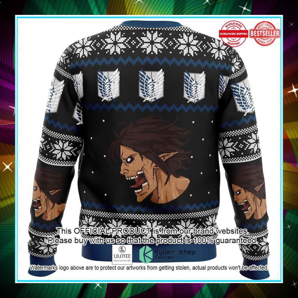 attack on titan survery corps sweater christmas 2 330