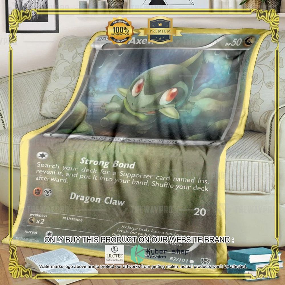 Axew Anime Pokemon Blanket - LIMITED EDITION 6