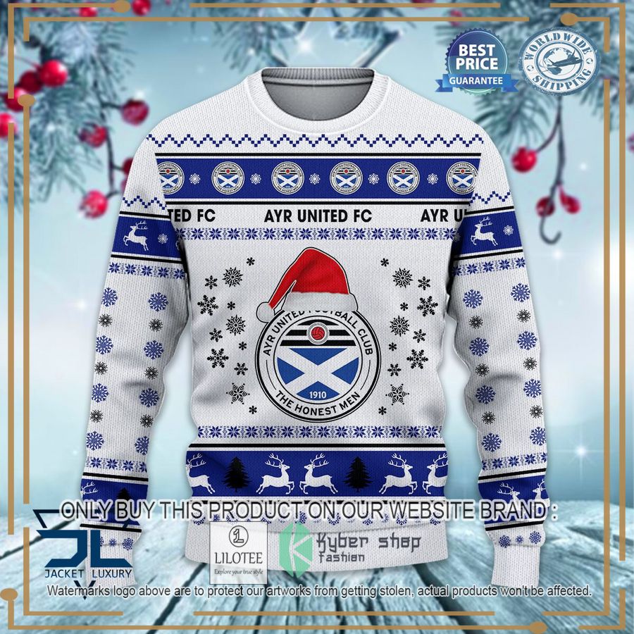 ayr united f c christmas sweater 2 66901