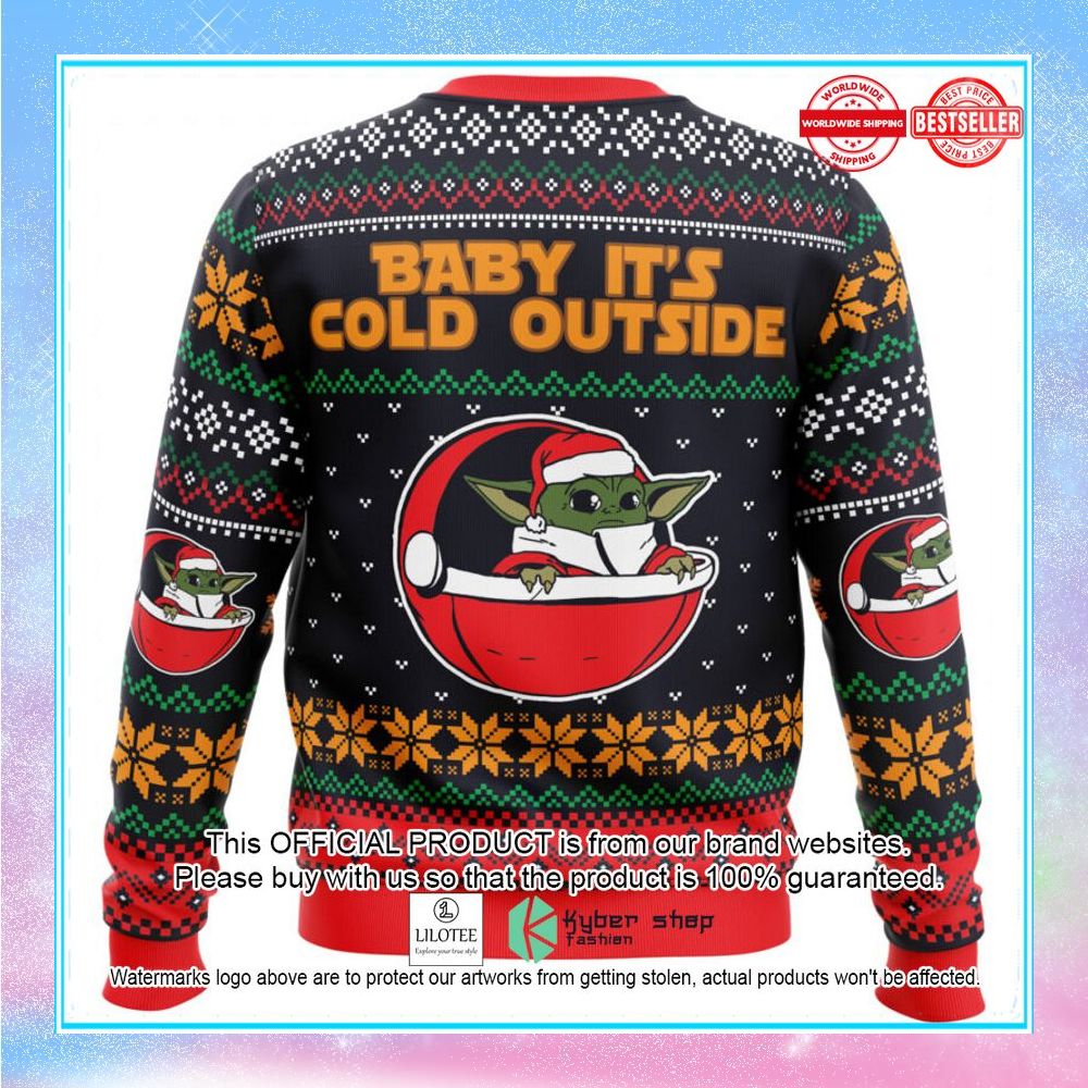 baby its cold outside star wars christmas sweater 2 731