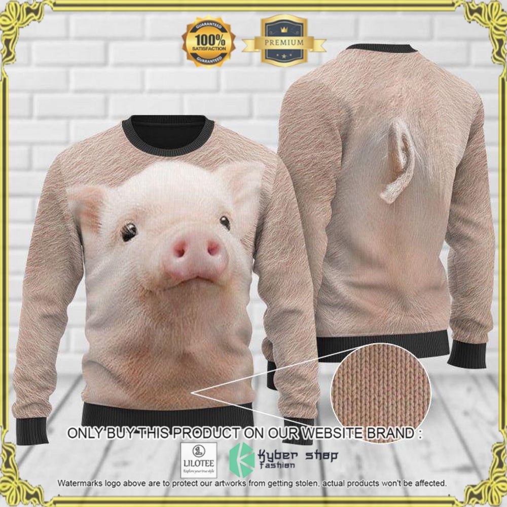 baby pig christmas sweater 1 19481