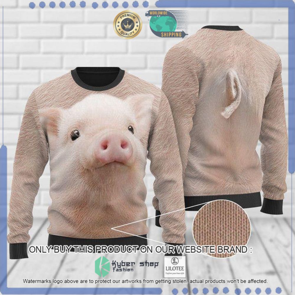 baby pig christmas sweater 1 81844