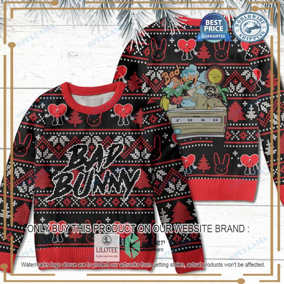 bad bunny un verano sin ti ugly christmas sweater 1 87605